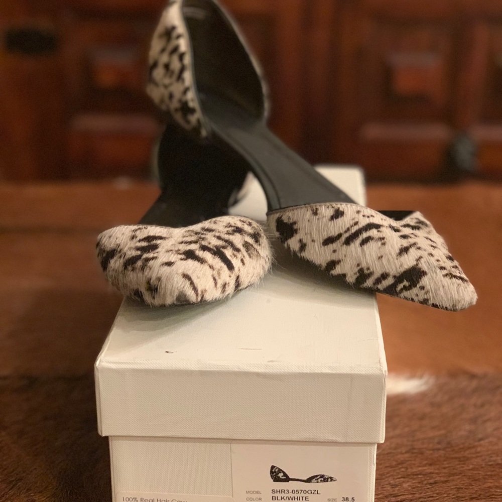 3.1 Phillip Lim Cow Hair Devon D'Orsey Flat
